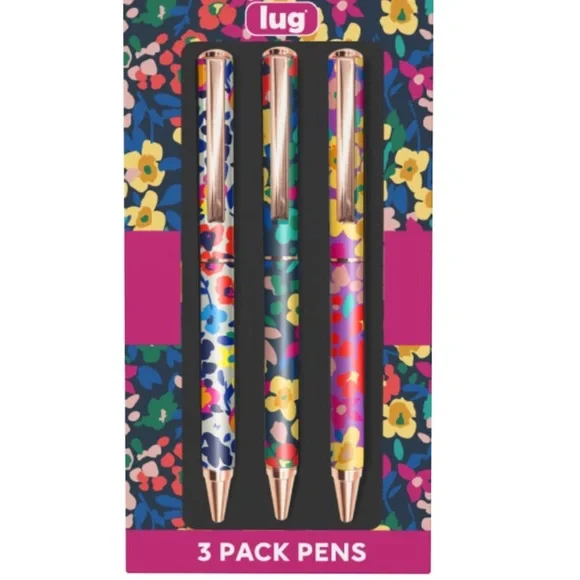 Lug Pens 3 pack - Wildflower. NIB - Picture 1 of 3